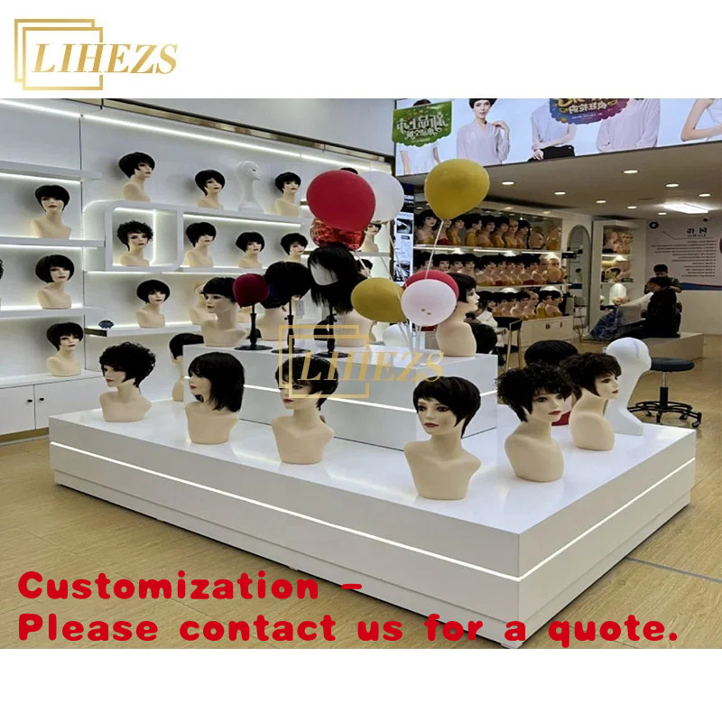 Interior Design Usa - custom.Modern Luxury Wig Display Cabinet Stand