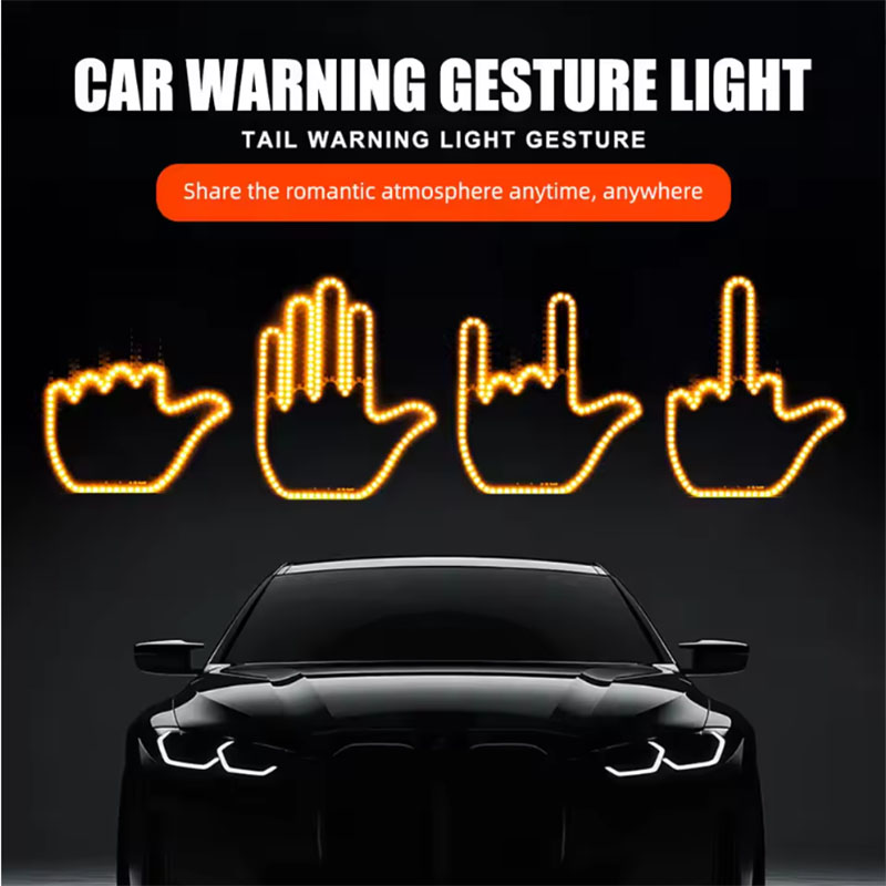 Car LED Finger Lights Funny Ca - огляд і ціна Interior Design Icon