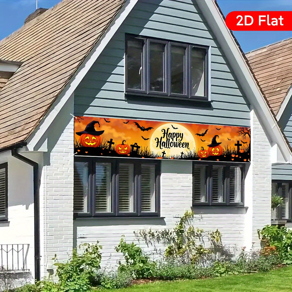 1-Piece Halloween Garden Banne - огляд і ціна Interior Design Years Of School