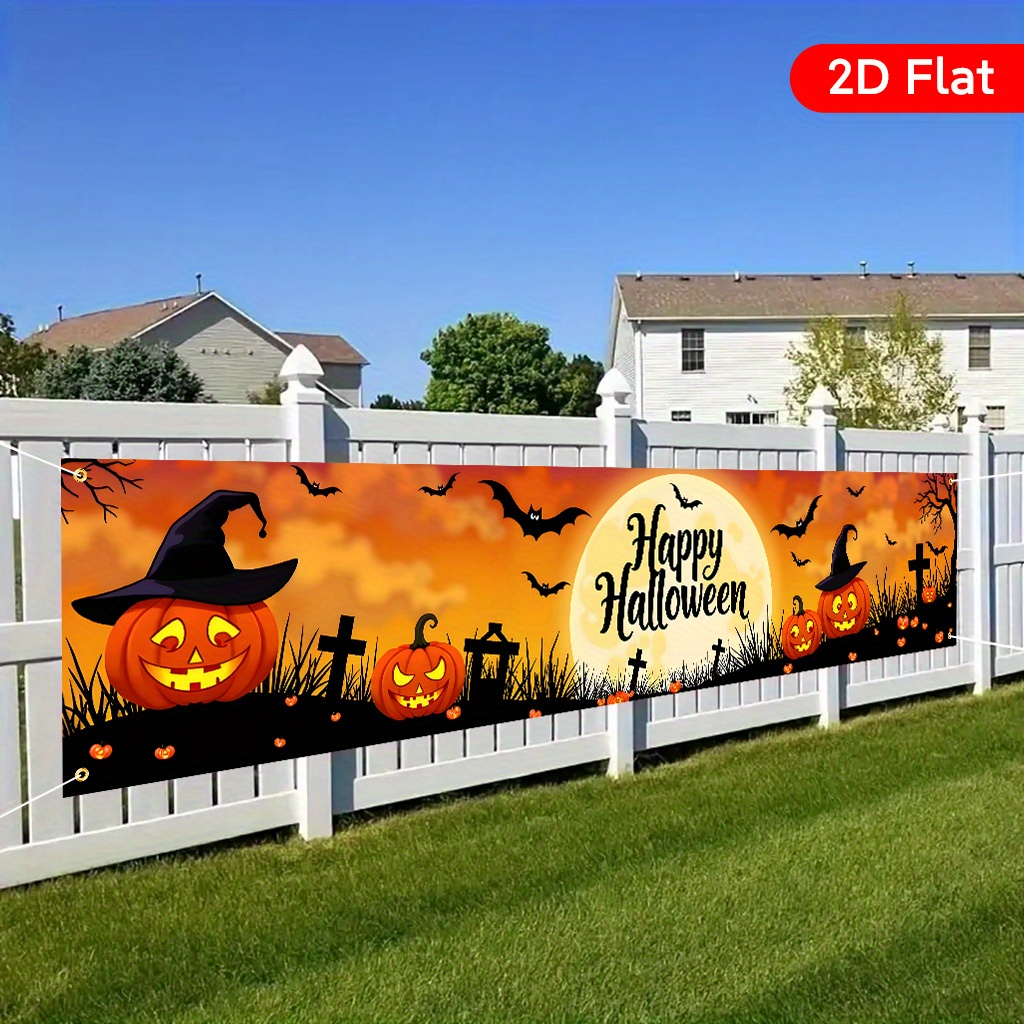 1-Piece Halloween Garden Banne - огляд і ціна Interior Design Years Of School
