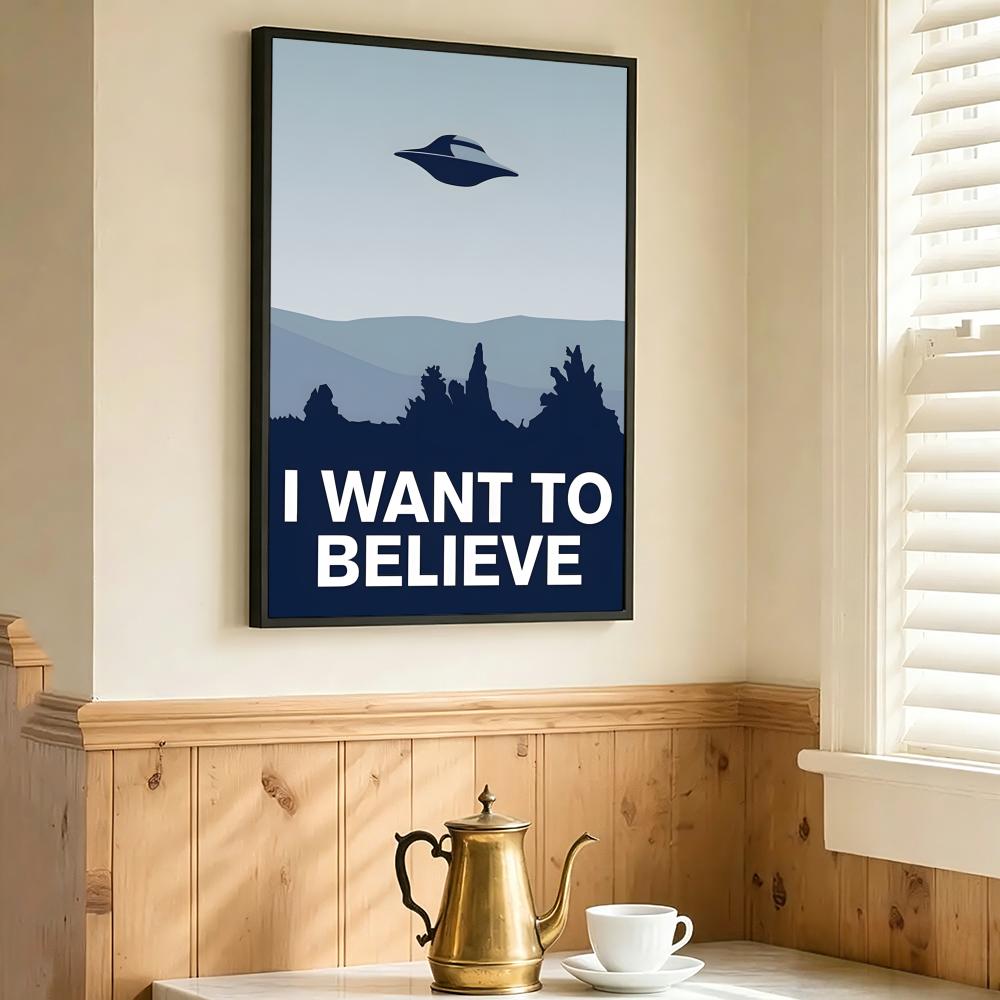I WANT TO BELIEVE The X Files  - огляд і ціна Interior Design Poster
