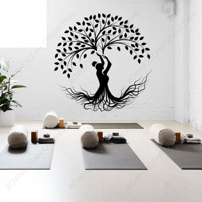 Creative Design Yoga Tree Wall - огляд і ціна Interior Design Poster