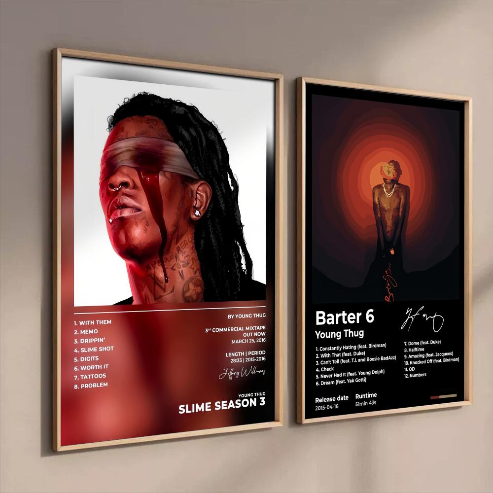 Hip Hop Rapper Y-Young Thug Po - огляд і ціна Interior Design Poster
