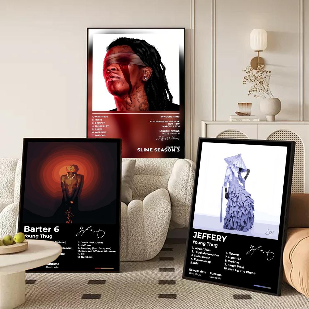 Hip Hop Rapper Y-Young Thug Po - огляд і ціна Interior Design Poster