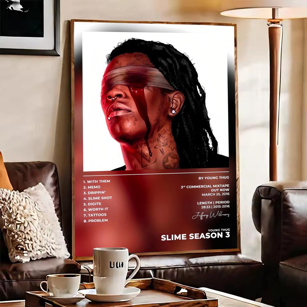 Hip Hop Rapper Y-Young Thug Po - огляд і ціна Interior Design Poster