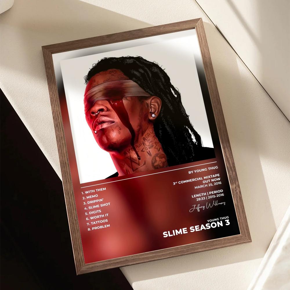 Hip Hop Rapper Y-Young Thug Po - огляд і ціна Interior Design Poster