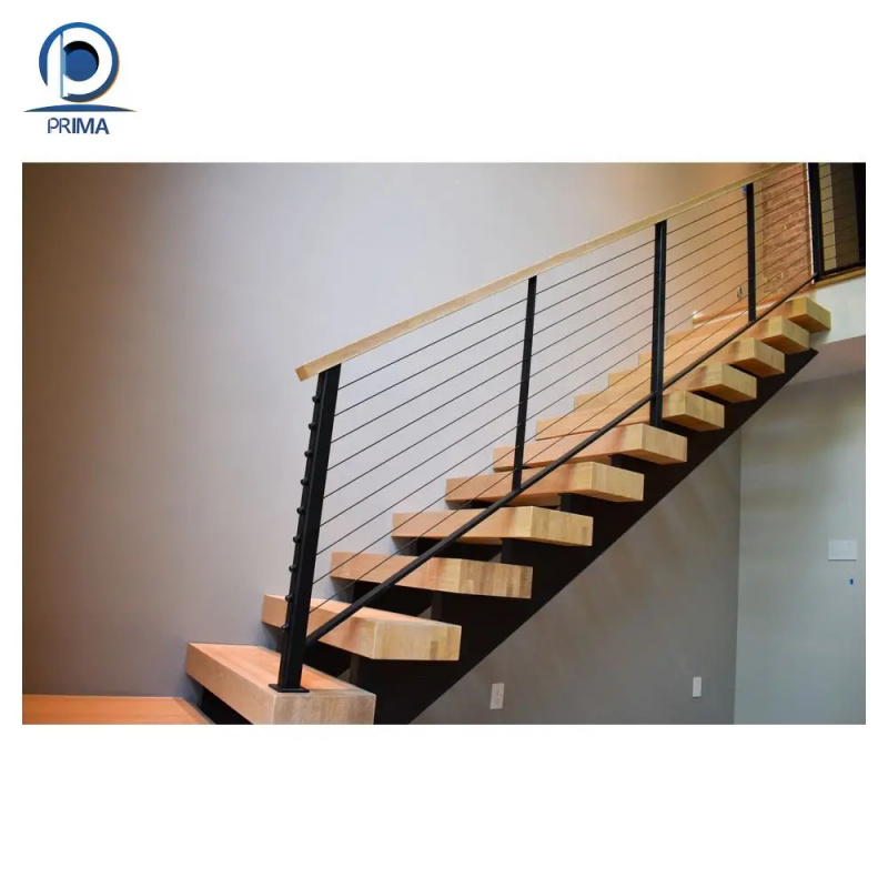 custom.Single Stringer Stairca - огляд і ціна Interior Design Usa