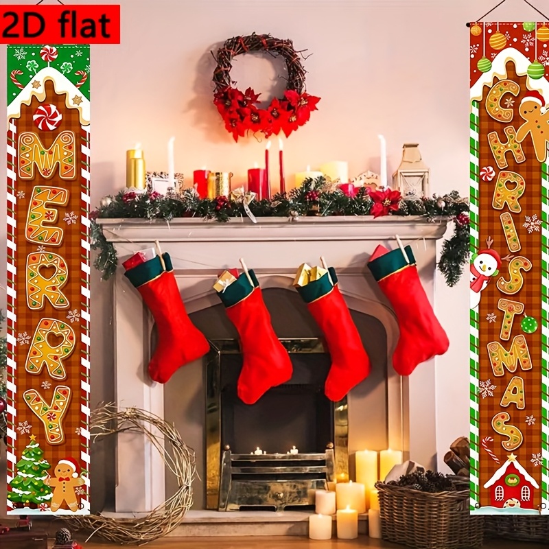 2-Pack 2D flat Christmas ginge - огляд і ціна Interior Design Years Of School