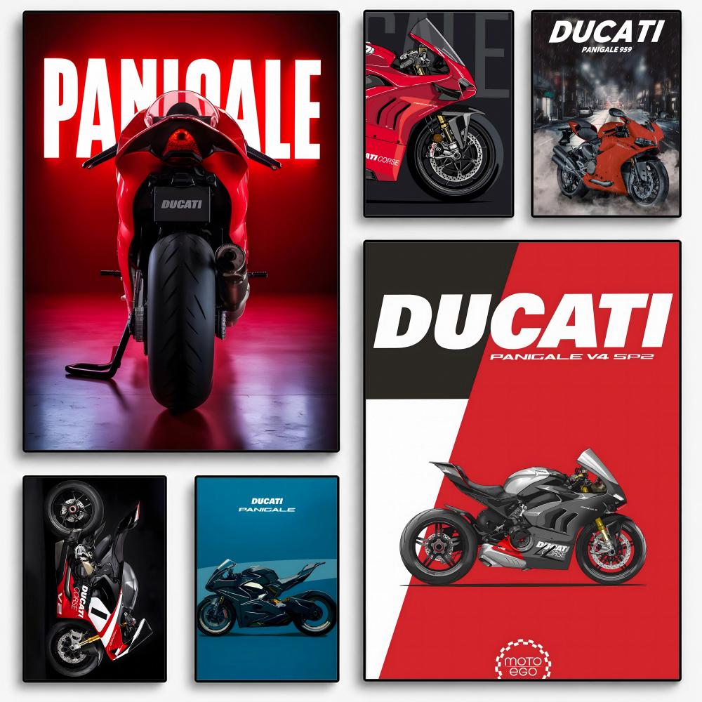 COOL DUCATI Motorcycle Poster  - огляд і ціна Interior Design Poster