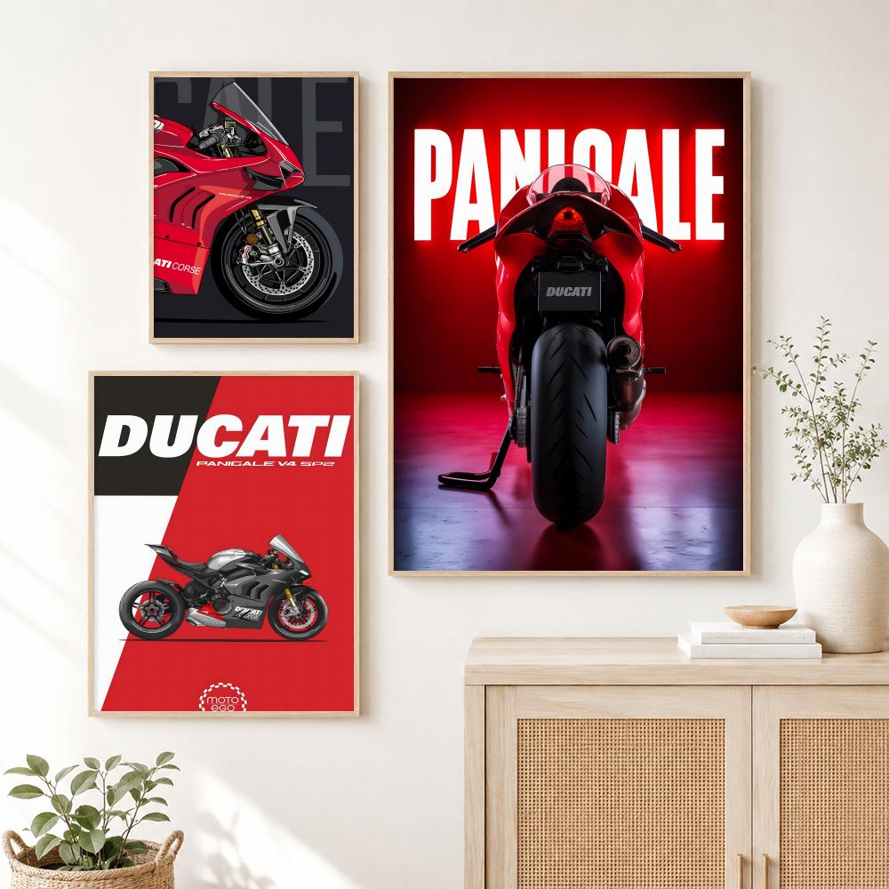 COOL DUCATI Motorcycle Poster  - огляд і ціна Interior Design Poster