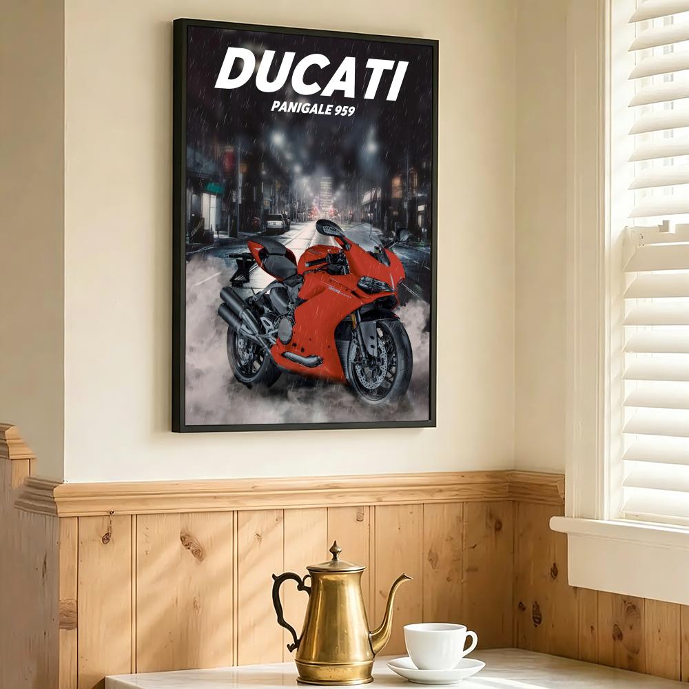 COOL DUCATI Motorcycle Poster  - огляд і ціна Interior Design Poster