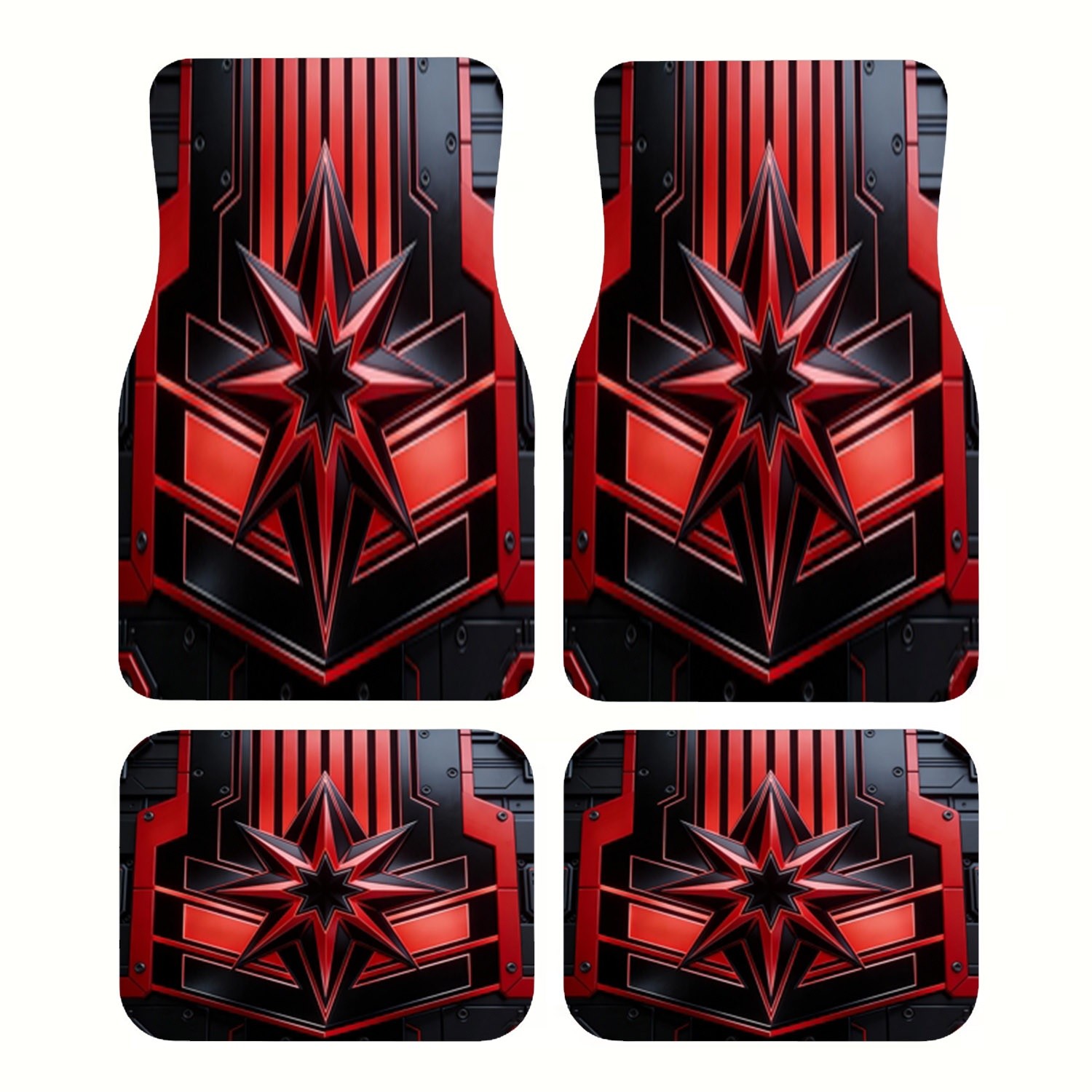 4pcs Car Floor Mats, Stylized  - огляд і ціна Interior Design Tech