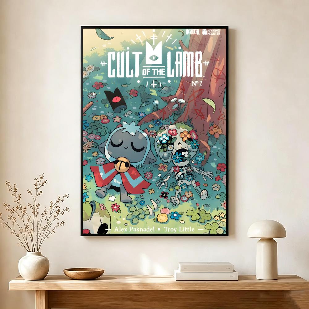 dark game C-Cult of the Lamb P - огляд і ціна Interior Design Poster