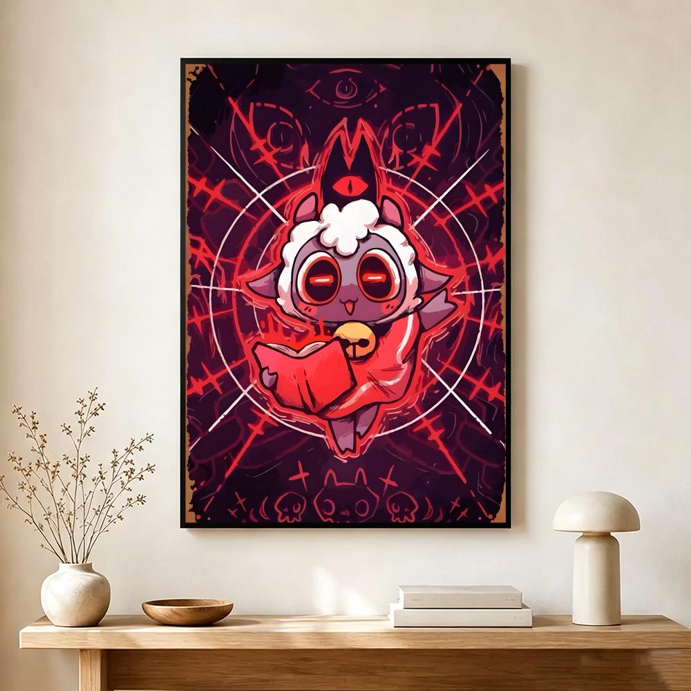 dark game C-Cult of the Lamb P - огляд і ціна Interior Design Poster