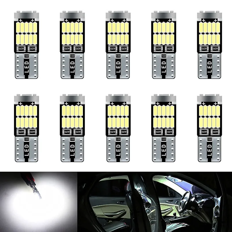 10pcs T10 W5W 194 501 Led Canb - огляд і ціна Interior Design Icon
