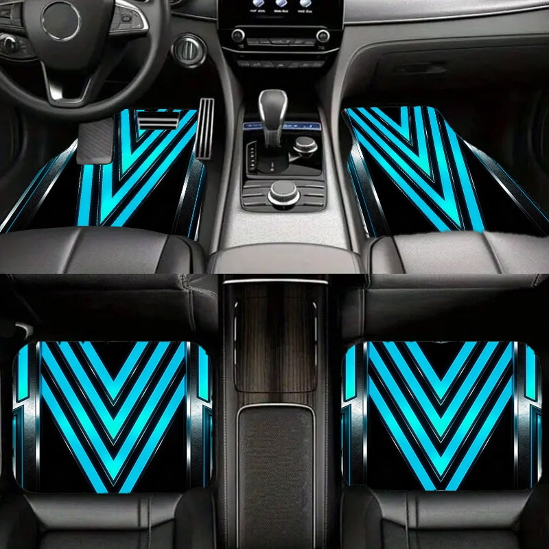 5pcs Car Floor Mats, Futuristi - огляд і ціна Interior Design Tech