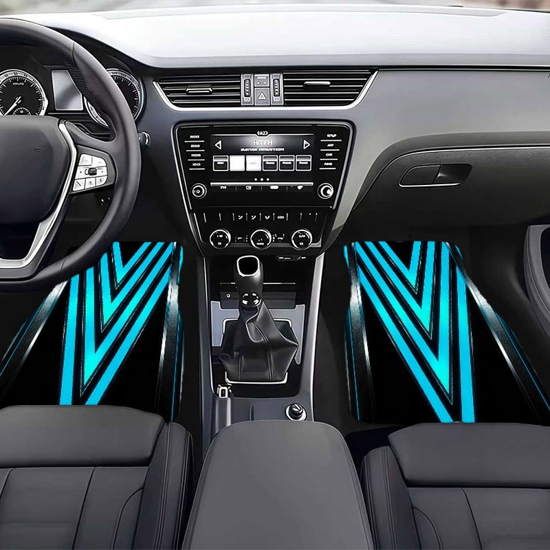 5pcs Car Floor Mats, Futuristi - огляд і ціна Interior Design Tech