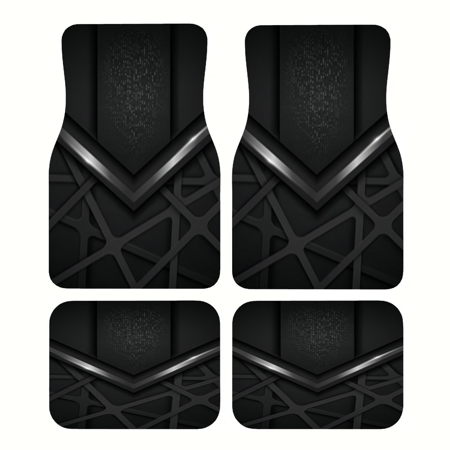 4pcs Car Floor Mats With Futur - огляд і ціна Interior Design Tech