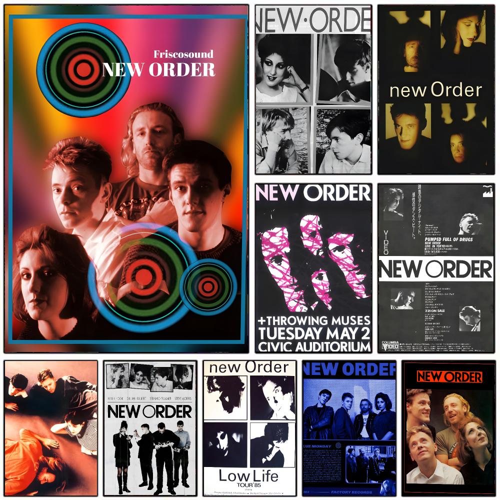 synth-pop band N-New Order Pos - огляд і ціна Interior Design Poster
