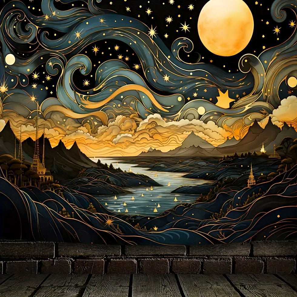 Star‑and‑Moonlit‑Mountain Tape - огляд і ціна Interior Design Years Of School