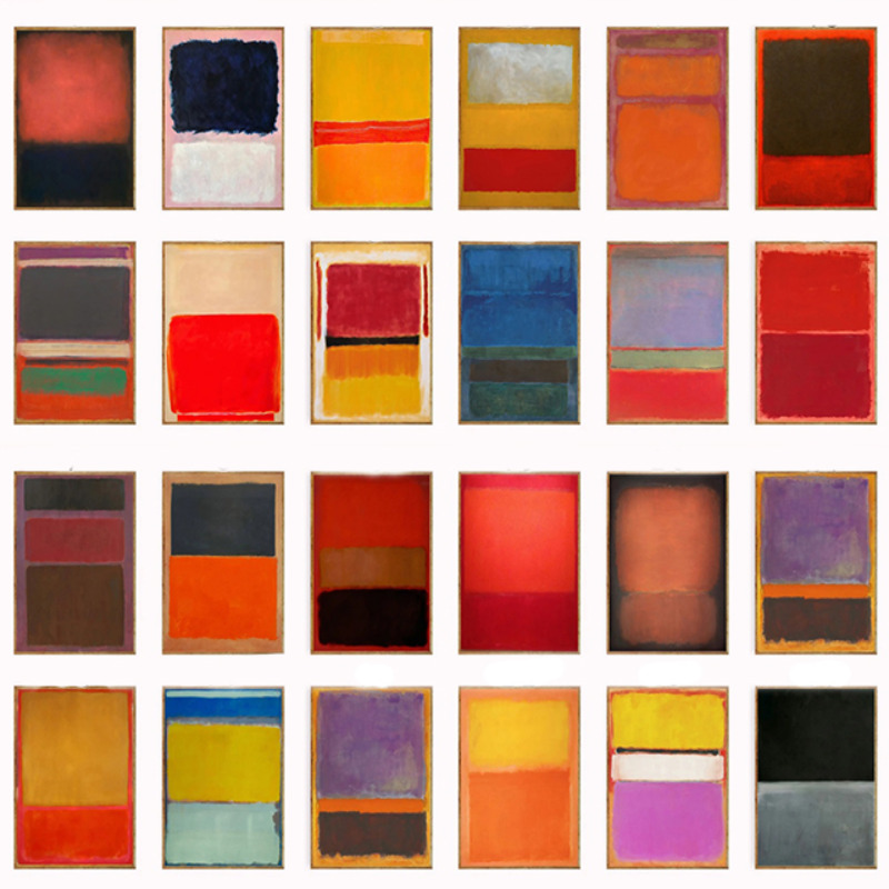 Wall Decor, Mark Rothko Poster - огляд і ціна Interior Design Poster